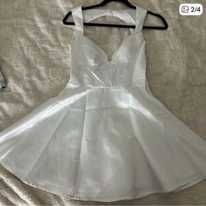 Peppermayo White Candice Mini Dress